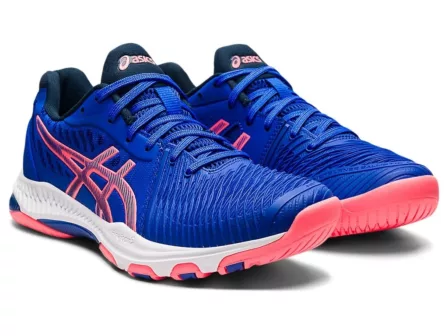 Asics Netburner Ballistic FF Women Lapis Lazuli Blue/Blazing Coral