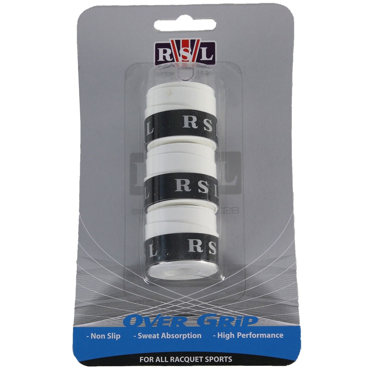 RSL Overgrip 3-pack White | Badminton overgrip » Discount