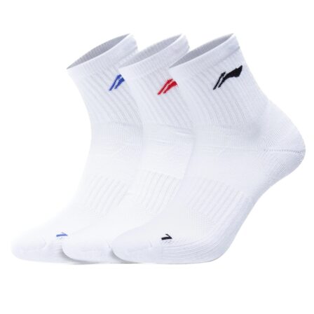 Li-Ning-AWTS003-2-Short-Socks-3-Pack-White