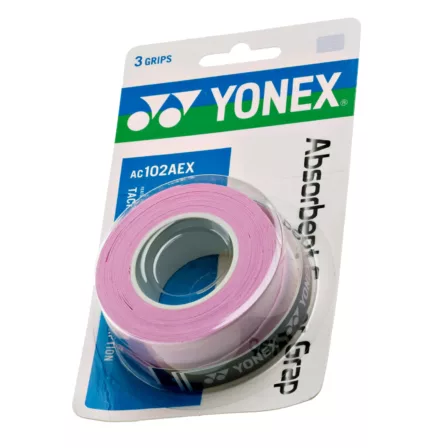 Yonex Absorpent Super Grap 3-Pack French Pink