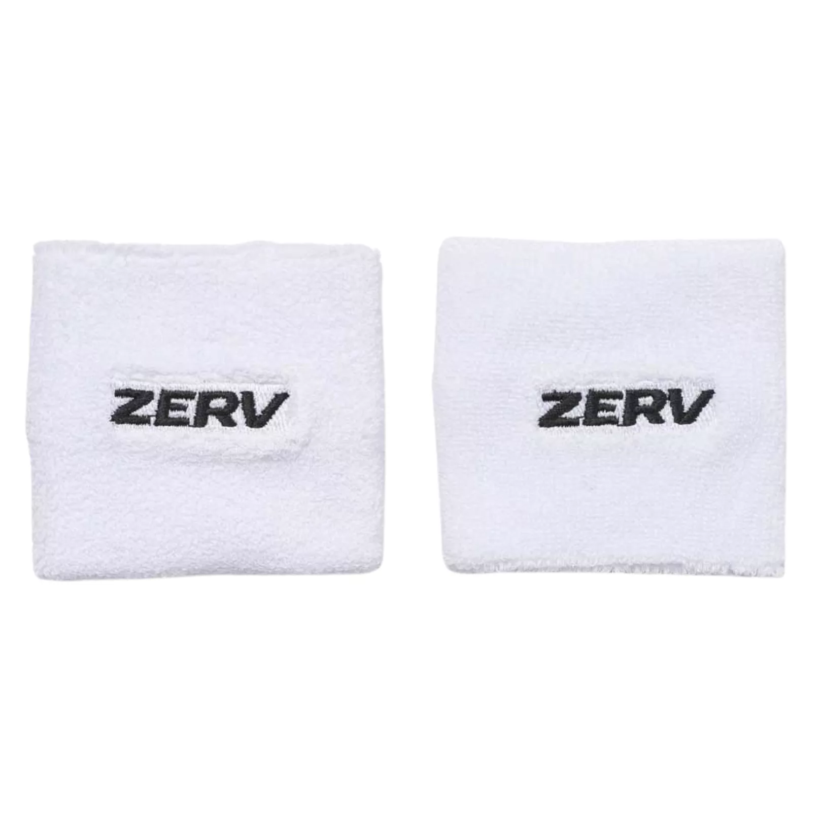 ZERV Wristband White 2-Pack | Badminton Sweatbands!