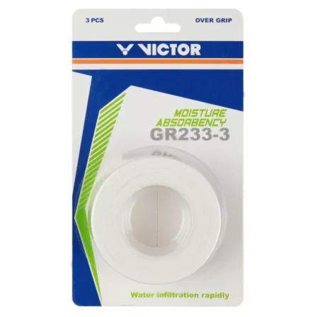 Victor GR233 Overgrip 3-Pack White