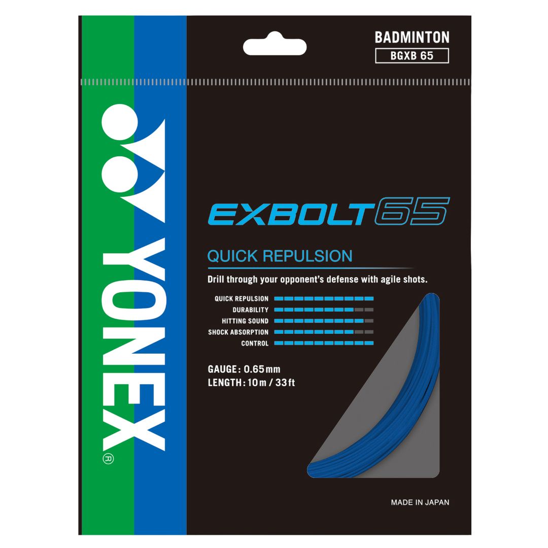 Yonex Exbolt 65 Blue 200m | Badminton string