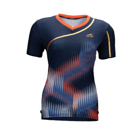 Hundred Mirror Women T-shirt Navy